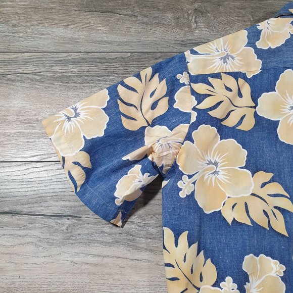 Paradise Bay Mens Medium Short Sleeve Shirt Vintage Hawaii Vacation Relaxed Casu - Picture 9 of 11